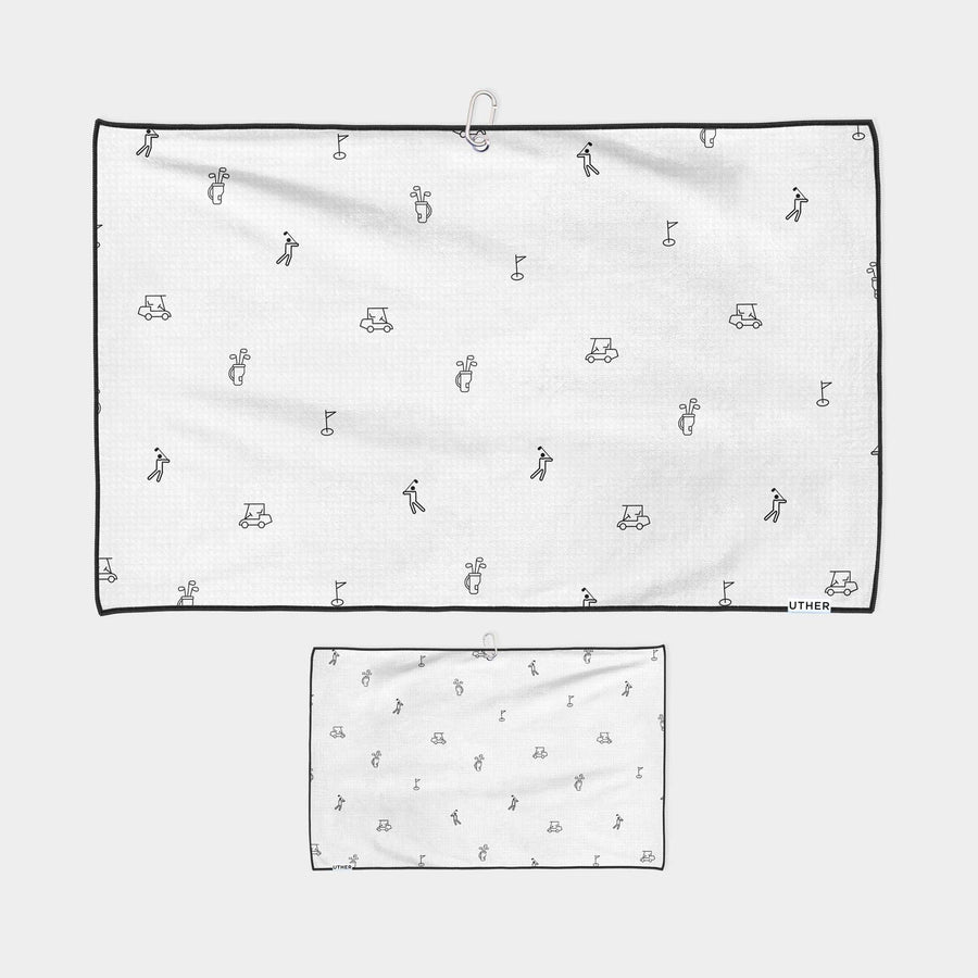 Icy Icon Cart Golf Towel