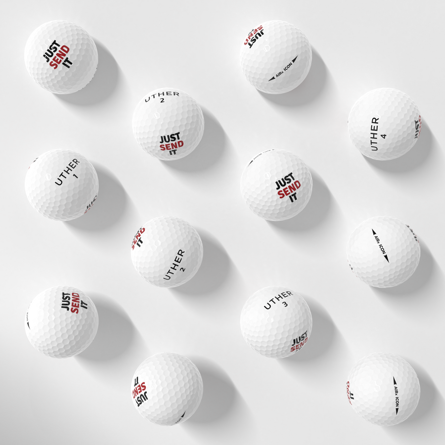 A dozen Just Send It | AIRx Golf Balls
