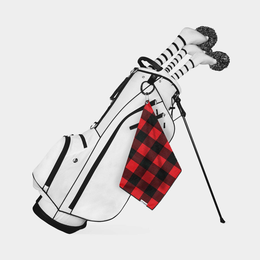 Lumberjack Plaid Cart Golf Towel