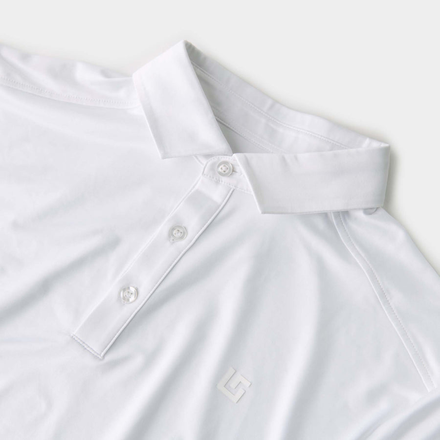 White Performance Polo